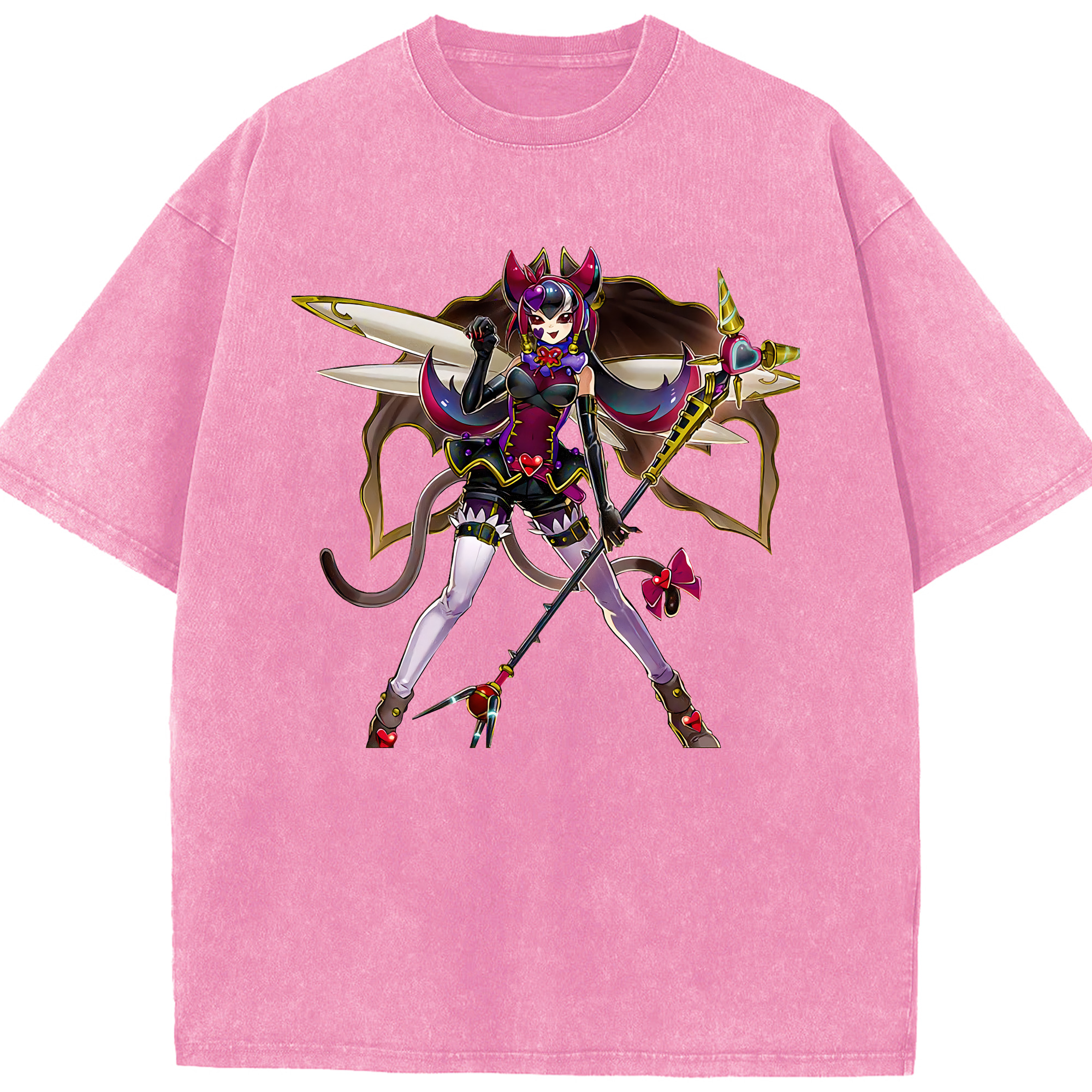 （画像用） 遊☆戯☆王 Yu-Gi-Oh! 綿100% ヴィンテージ風 半袖Tシャツ（フロントプリント）